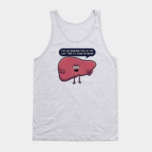 Stressed Liver Tank Top